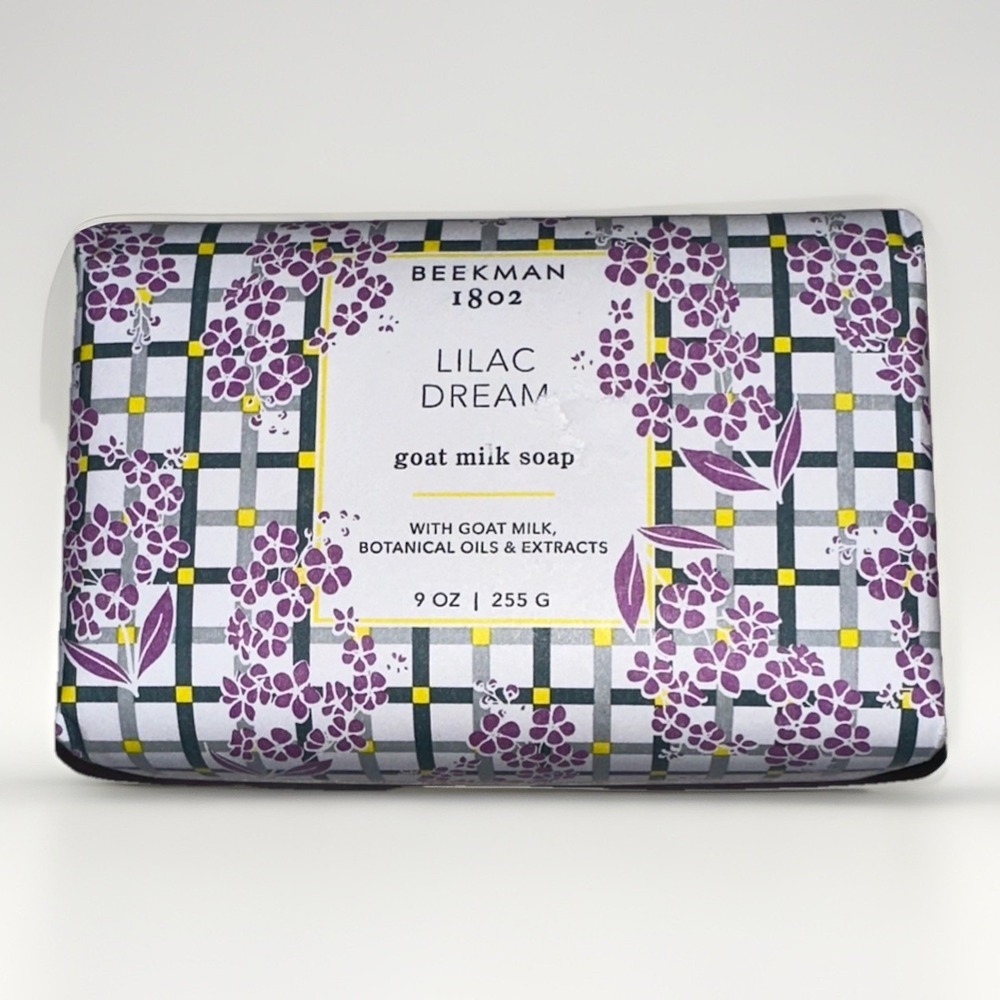 Beekman 1802 Lilac Dream Goat Milk Soap Bar 9 oz Brand New Sealed